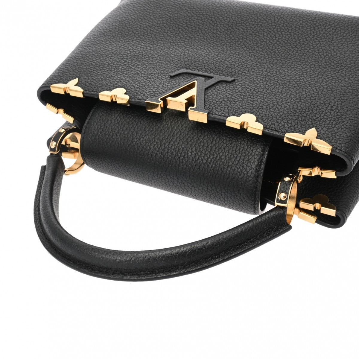 ルイヴィトンカプシーヌ MM 2WAY ブラック レディース トリヨンレザー