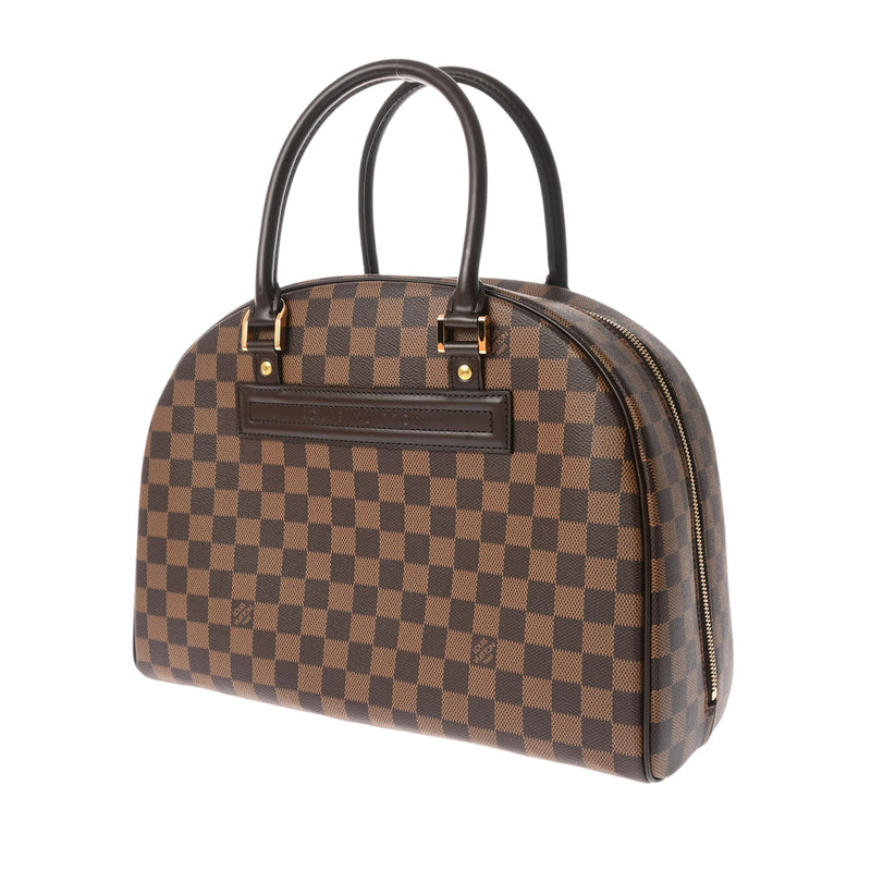 LOUIS VUITTON ルイヴィトン ダミエ ノリータ ブラウン N41455 ユニセックス ダミエキャンバス ハンドバッグ Aランク 中古 銀蔵