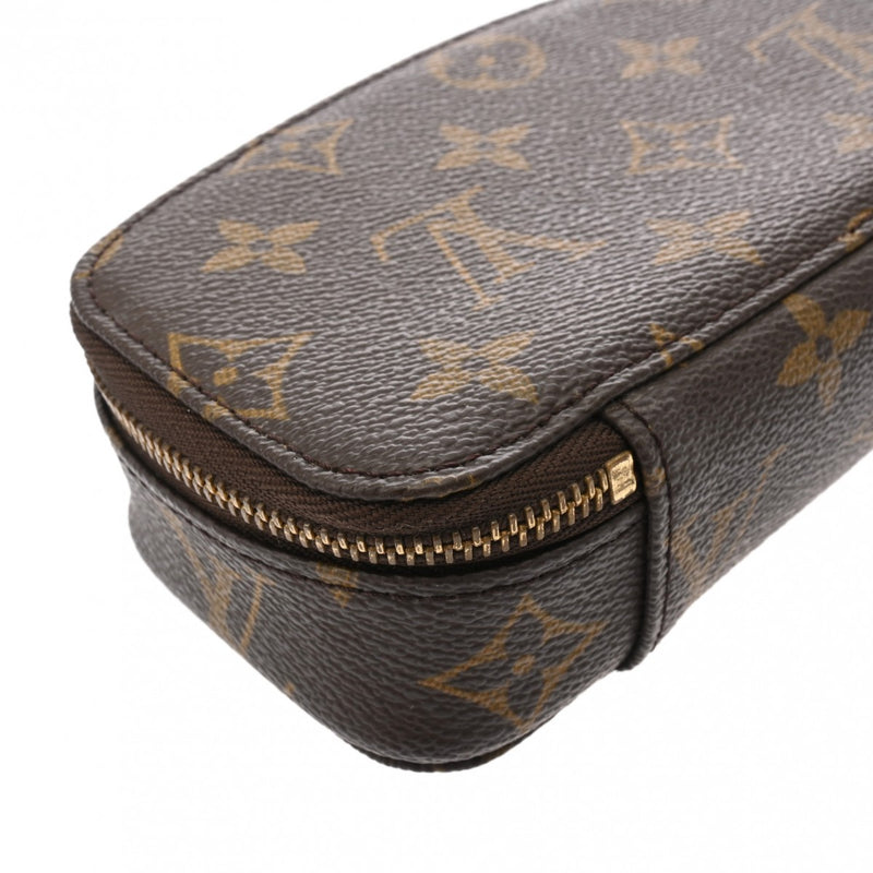 LOUIS VUITTON ルイヴィトン モノグラム ポッシュ モンテカルロ ジュエリーケース ブラウン M47352 レディース モノグラムキャンバス アクセサリーポーチ ABランク 中古 銀蔵