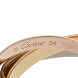 CARTIER カルティエ トリニティ スリーカラー #54 14号 レディース K18PG/WG/YG リング・指輪 Aランク 中古 銀蔵