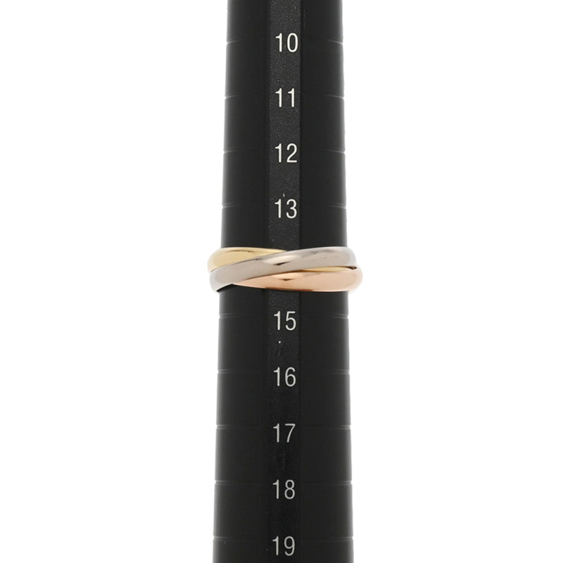 CARTIER カルティエ トリニティ スリーカラー #54 14号 レディース K18PG/WG/YG リング・指輪 Aランク 中古 銀蔵