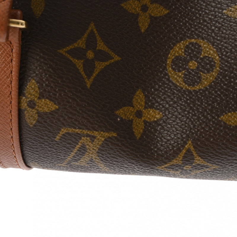 LOUIS VUITTON ルイヴィトン モノグラム パピヨン PM 旧型 ブラウン M51366 レディース モノグラムキャンバス ハンドバッグ ABランク 中古 銀蔵