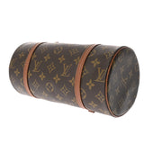 LOUIS VUITTON ルイヴィトン モノグラム パピヨン PM 旧型 ブラウン M51366 レディース モノグラムキャンバス ハンドバッグ ABランク 中古 銀蔵