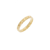 CHANEL シャネル ココクラッシュ ミニ マトラッセ #53 J11794 12号 レディース K18イエローゴールド リング・指輪 Aランク 中古 銀蔵