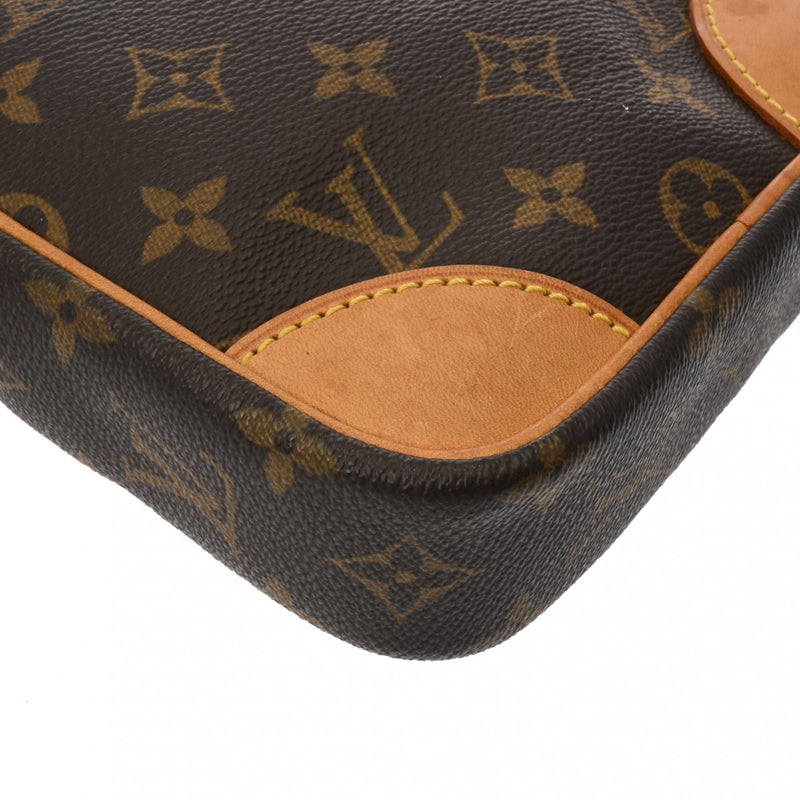 LOUIS VUITTON ルイヴィトン モノグラム ダヌーブ ブラウン M45266 ユニセックス モノグラムキャンバス ショルダーバッグ Bランク 中古 銀蔵