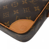 LOUIS VUITTON ルイヴィトン モノグラム ダヌーブ ブラウン M45266 ユニセックス モノグラムキャンバス ショルダーバッグ Bランク 中古 銀蔵