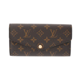 LOUIS VUITTON ルイヴィトン モノグラム ポルトフォイユ サラ ブラウン M60531  レディース モノグラムキャンバス 長財布 Aランク 中古 銀蔵