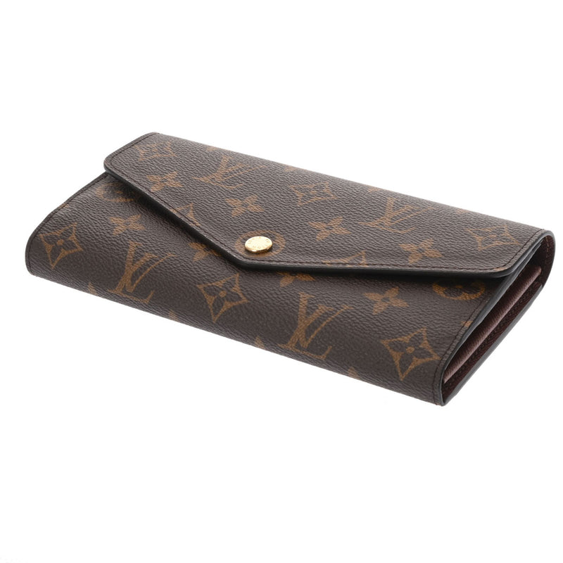 LOUIS VUITTON ルイヴィトン モノグラム ポルトフォイユ サラ ブラウン M60531  レディース モノグラムキャンバス 長財布 Aランク 中古 銀蔵