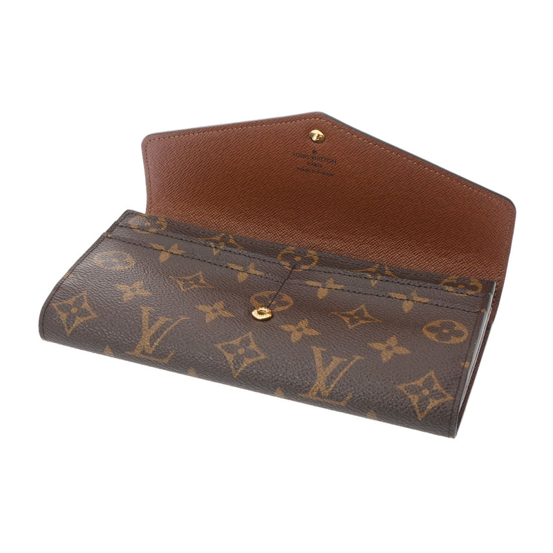 LOUIS VUITTON ルイヴィトン モノグラム ポルトフォイユ サラ ブラウン M60531  レディース モノグラムキャンバス 長財布 Aランク 中古 銀蔵