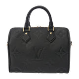 LOUIS VUITTON ルイヴィトン モノグラムアンプラント スピーディバンドリエール25 2WAY ノワール M58951 レディース レザー ハンドバッグ Aランク 中古 銀蔵