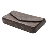 LOUIS VUITTON ルイヴィトン モノグラム ポシェットフェリシー ブラウン M81896 レディース レザー ショルダーバッグ 未使用 銀蔵