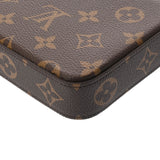 LOUIS VUITTON ルイヴィトン モノグラム ポシェットフェリシー ブラウン M81896 レディース レザー ショルダーバッグ 未使用 銀蔵