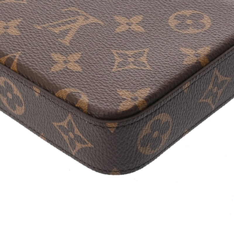 LOUIS VUITTON ルイヴィトン モノグラム ポシェットフェリシー ブラウン M81896 レディース レザー ショルダーバッグ 未使用 銀蔵