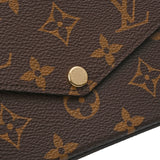 LOUIS VUITTON ルイヴィトン モノグラム ポシェットフェリシー ブラウン M81896 レディース レザー ショルダーバッグ 未使用 銀蔵