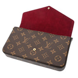 LOUIS VUITTON ルイヴィトン モノグラム ポシェットフェリシー ブラウン M81896 レディース レザー ショルダーバッグ 未使用 銀蔵