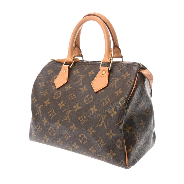 LOUIS VUITTON ルイヴィトン モノグラム スピーディ 25 ブラウン M41528 レディース モノグラムキャンバス ハンドバッグ Bランク 中古 銀蔵