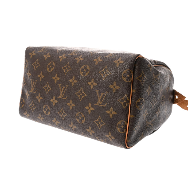 LOUIS VUITTON ルイヴィトン モノグラム スピーディ 25 ブラウン M41528 レディース モノグラムキャンバス ハンドバッグ Bランク 中古 銀蔵