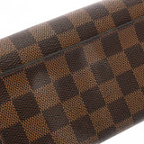 LOUIS VUITTON ルイヴィトン ダミエ ポルトフォイユ サラ ブラウン N63209 ユニセックス ダミエキャンバス 長財布 Bランク 中古 銀蔵