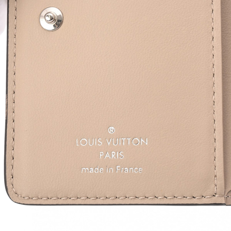 LOUIS VUITTON ルイヴィトン モノグラムマヒナ ポルトフォイユ クレア ガレ M80817 レディース マヒナレザー 二つ折り財布 Aランク 中古 銀蔵