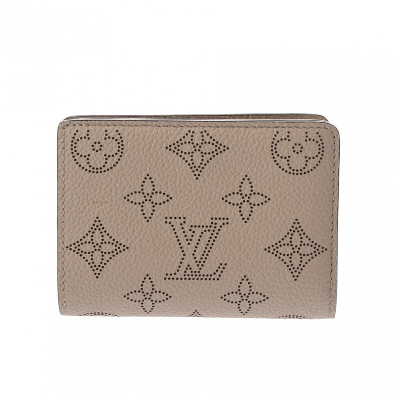 LOUIS VUITTON ルイヴィトン モノグラムマヒナ ポルトフォイユ クレア ガレ M80817 レディース マヒナレザー 二つ折り財布 Aランク 中古 銀蔵