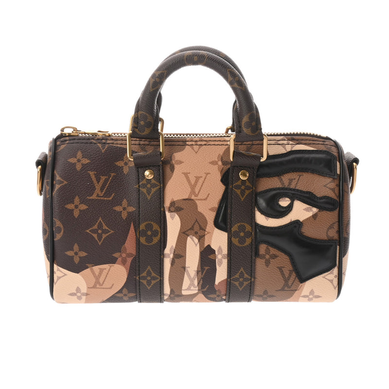 LOUIS VUITTON ルイヴィトン LVポートレート キーポルバンドリエール 25 2023年秋冬 ブラウン M46678 ユニセックス モノグラムキャンバス ショルダーバッグ 新同 中古 銀蔵