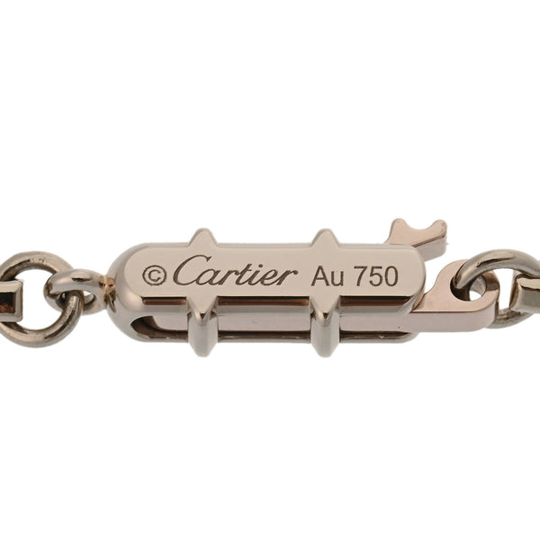 CARTIER カルティエ ベネチアン ユニセックス K18ホワイトゴールド ネックレス Aランク 中古 銀蔵