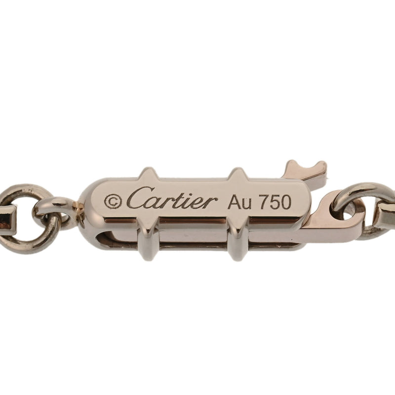 CARTIER カルティエ ベネチアン ユニセックス K18ホワイトゴールド ネックレス Aランク 中古 銀蔵