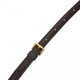 LOUIS VUITTON ルイヴィトン 119cm ブラウン ゴールド金具 レディース レザー ショルダーストラップ Aランク 中古 銀蔵