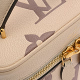 LOUIS VUITTON ルイヴィトン モノグラムアンプラント ヴァニティ PM クレーム M45599 レディース レザー バニティバッグ ABランク 中古 銀蔵