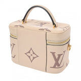 LOUIS VUITTON ルイヴィトン モノグラムアンプラント ヴァニティ PM クレーム M45599 レディース レザー バニティバッグ ABランク 中古 銀蔵
