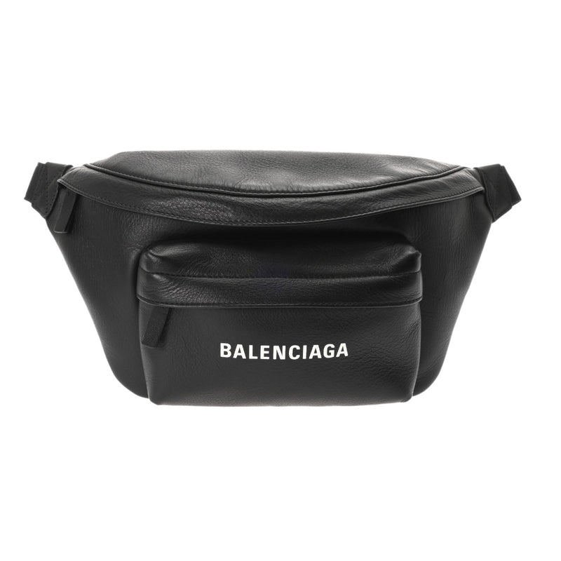BALENCIAGA バレンシアガ エブリデイ ベルトバッグ ブラック 552375 ユニセックス カーフ ウエストバッグ ABランク 中古 銀蔵