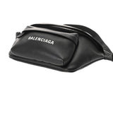 BALENCIAGA バレンシアガ エブリデイ ベルトバッグ ブラック 552375 ユニセックス カーフ ウエストバッグ ABランク 中古 銀蔵
