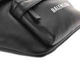 BALENCIAGA バレンシアガ エブリデイ ベルトバッグ ブラック 552375 ユニセックス カーフ ウエストバッグ ABランク 中古 銀蔵