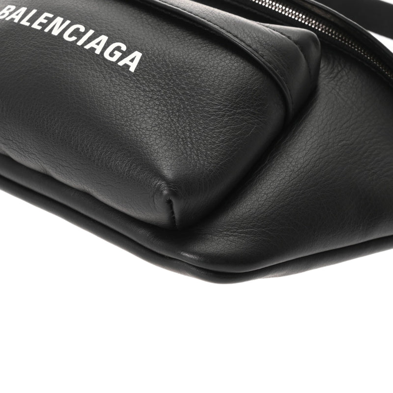 BALENCIAGA バレンシアガ エブリデイ ベルトバッグ ブラック 552375 ユニセックス カーフ ウエストバッグ ABランク 中古 銀蔵