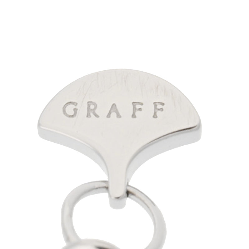 GRAFF グラフ アイコン ハートシェイプペンダント 0.55ct F-VS1 レディース K18ホワイトゴールド ネックレス Aランク 中古 銀蔵