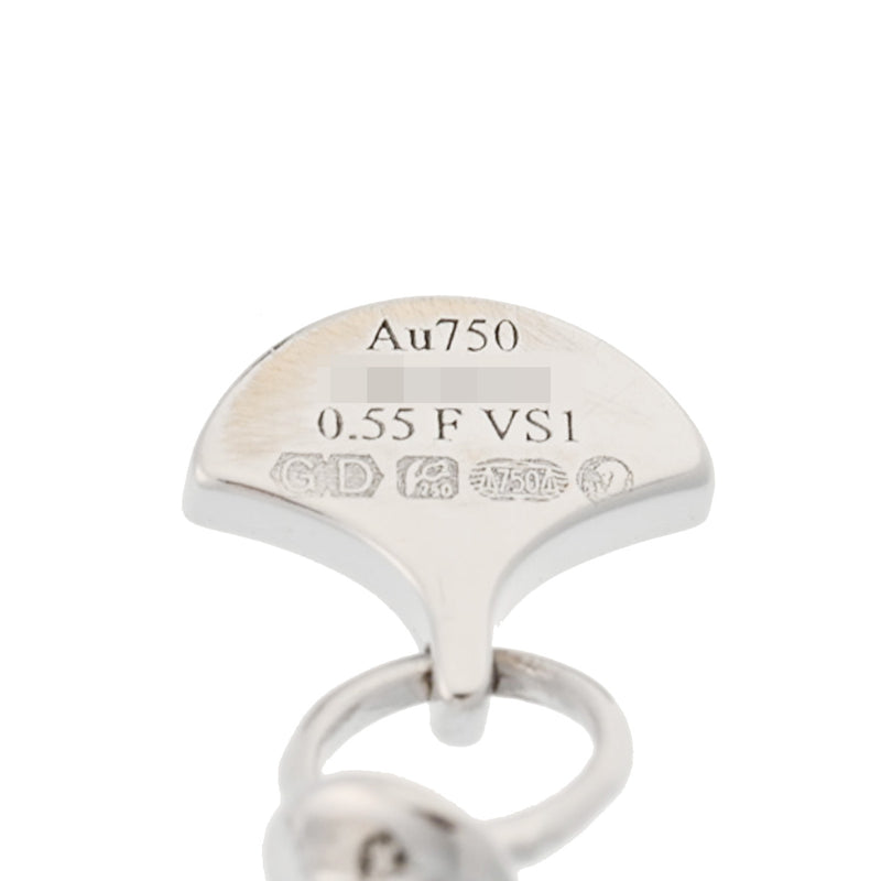 GRAFF グラフ アイコン ハートシェイプペンダント 0.55ct F-VS1 レディース K18ホワイトゴールド ネックレス Aランク 中古 銀蔵