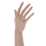 TASAKI タサキ デインジャープラスリング パール #12 12号 レディース K18イエローゴールド YG パール リング・指輪 Aランク 中古 銀蔵