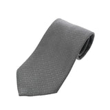 LOUIS VUITTON ルイヴィトン ロゴ グレー メンズ シルク100％ ネクタイ Aランク 中古 銀蔵