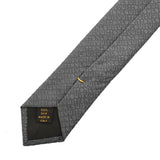 LOUIS VUITTON ルイヴィトン ロゴ グレー メンズ シルク100％ ネクタイ Aランク 中古 銀蔵