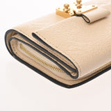 LOUIS VUITTON ルイヴィトン モノグラムアンプラント ポルトフォイユメティス コンパクト クレーム M81071 レディース レザー 長財布 ABランク 中古 銀蔵
