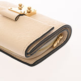 LOUIS VUITTON ルイヴィトン モノグラムアンプラント ポルトフォイユメティス コンパクト クレーム M81071 レディース レザー 長財布 ABランク 中古 銀蔵