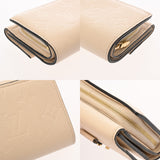 LOUIS VUITTON ルイヴィトン モノグラムアンプラント ポルトフォイユメティス コンパクト クレーム M81071 レディース レザー 長財布 ABランク 中古 銀蔵