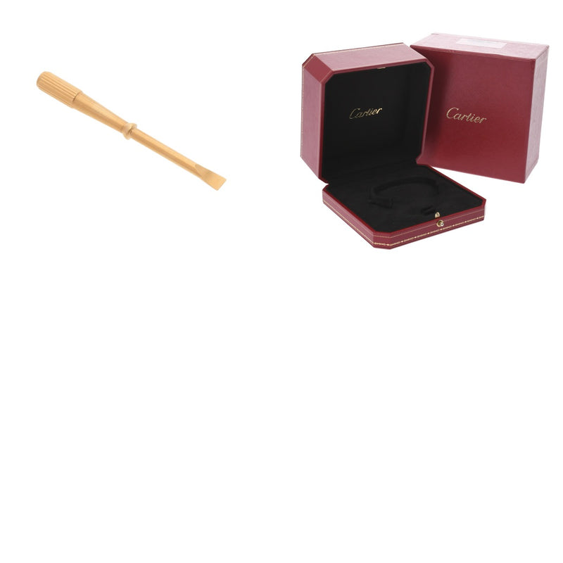 CARTIER カルティエ ラブブレス 新型 #17 レディース K18ピンクゴールド PG ブレスレット Aランク 中古 銀蔵
