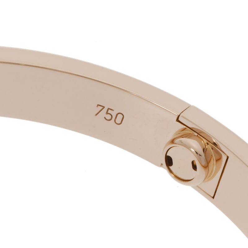 CARTIER カルティエ ラブブレス 新型 #17 レディース K18ピンクゴールド PG ブレスレット Aランク 中古 銀蔵