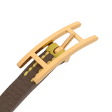 HERMES エルメス ビーアピ ドゥブルトゥール ベージュ/イエロー ゴールド金具 ユニセックス スイフト エプソン ブレスレット Aランク 中古 銀蔵