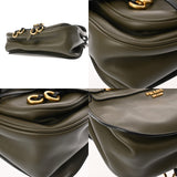 PRADA プラダ コルセール ショルダーバッグ カーキ/ブラック 1BD050 レディース レザー ショルダーバッグ ABランク 中古 銀蔵