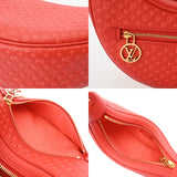 LOUIS VUITTON ルイヴィトン ループ ナノグラム レッド M22594 レディース レザー ショルダーバッグ 新同 中古 銀蔵