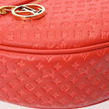 LOUIS VUITTON ルイヴィトン ループ ナノグラム レッド M22594 レディース レザー ショルダーバッグ 新同 中古 銀蔵