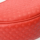LOUIS VUITTON ルイヴィトン ループ ナノグラム レッド M22594 レディース レザー ショルダーバッグ 新同 中古 銀蔵