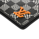 LOUIS VUITTON ルイヴィトン ダミエ ポルトフォイユ ミュルティプル ブラック M80171 メンズ ダミエディストーテッド 二つ折り財布 ABランク 中古 銀蔵